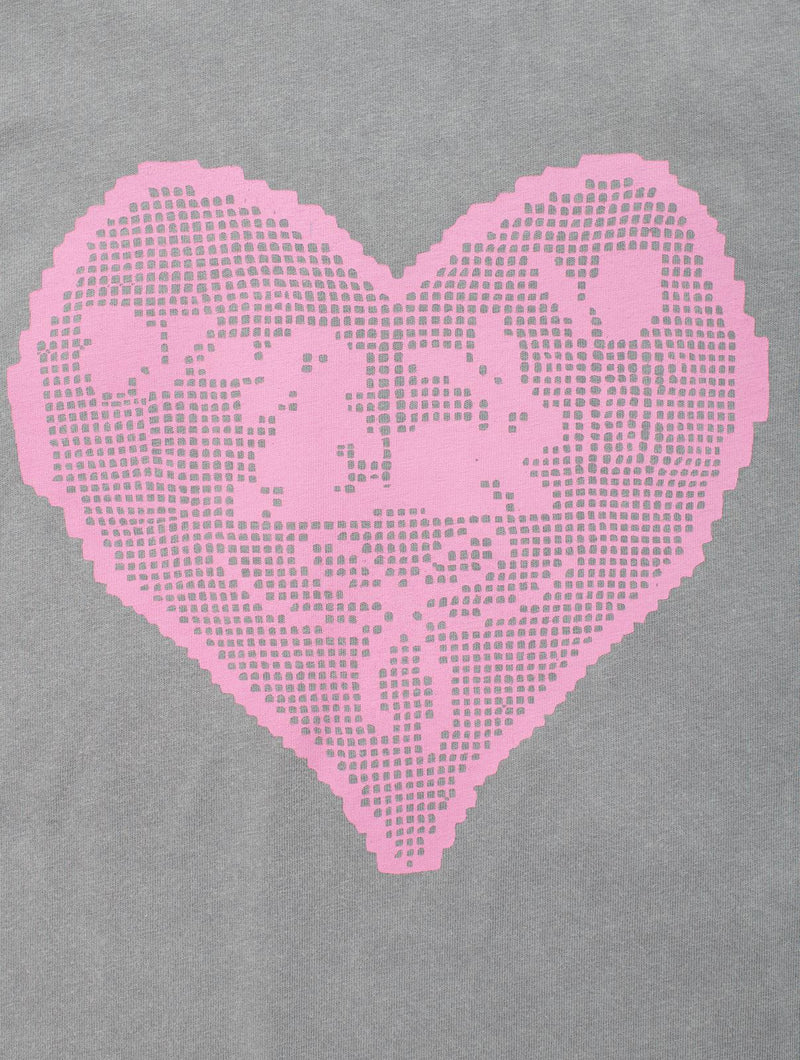 CARNE BOLLENTE Lapins & lace t-shirt off grey