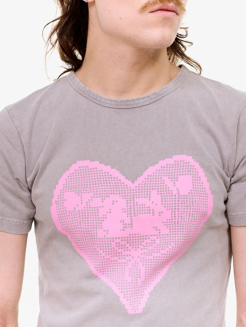 CARNE BOLLENTE Lapins & lace t-shirt off grey