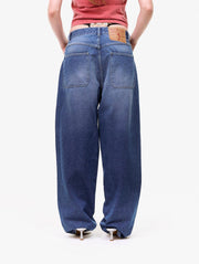 CARNE BOLLENTE Love pants gone wild off blue denim