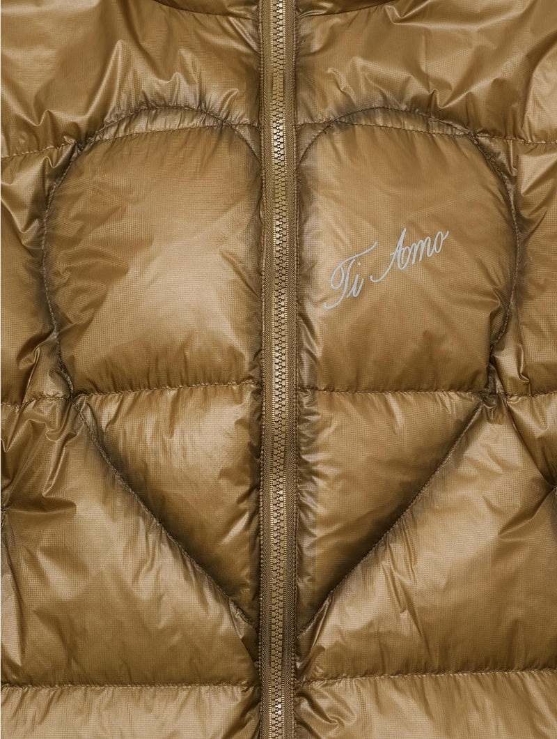 CARNE BOLLENTE Lovepuffer 2.0 jacket brown grey