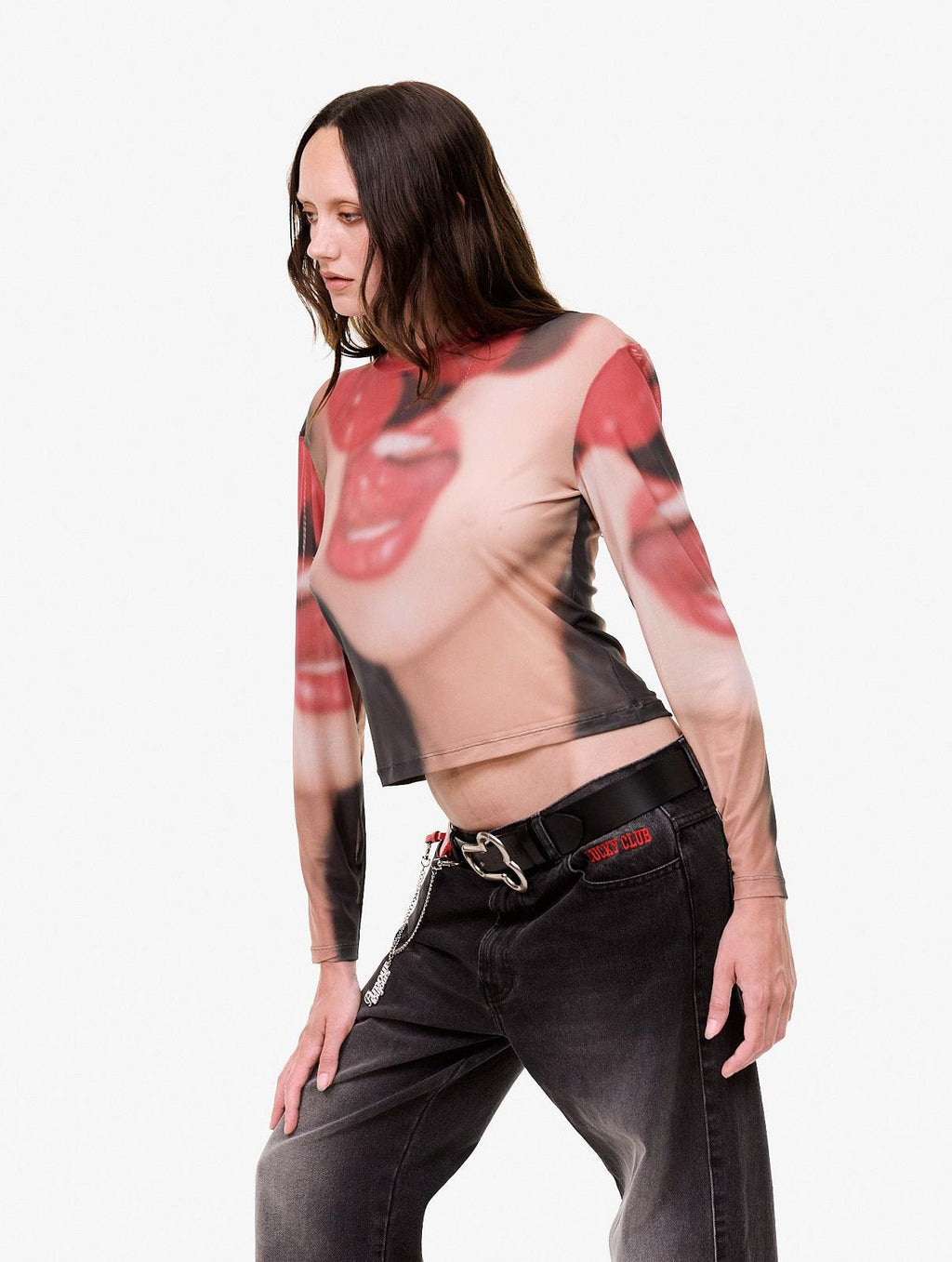 CARNE BOLLENTE Maraschino madness longsleeve aop