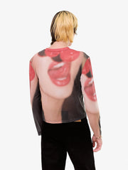 CARNE BOLLENTE Maraschino madness longsleeve aop