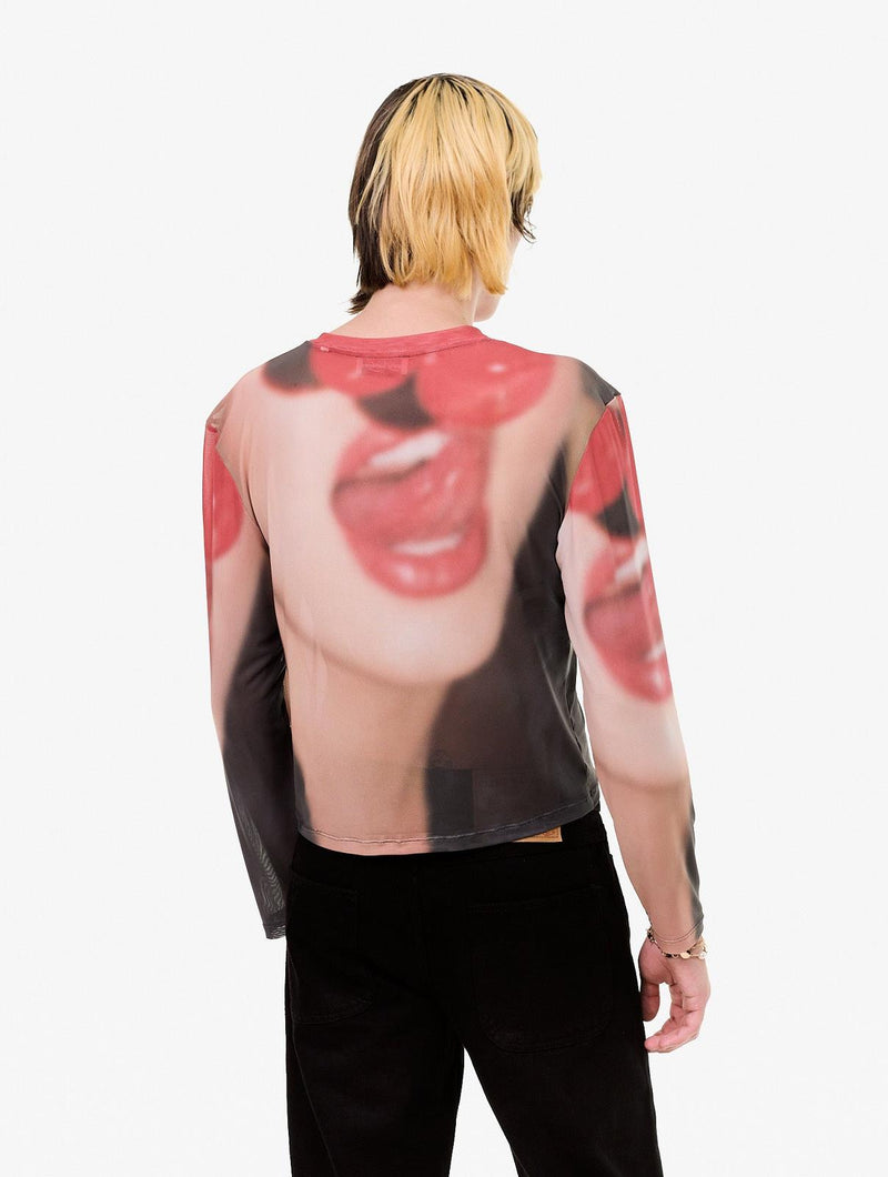 CARNE BOLLENTE Maraschino madness longsleeve aop