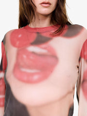 CARNE BOLLENTE Maraschino madness longsleeve aop