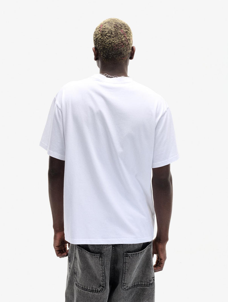 CARNE BOLLENTE Rear window t-shirt white