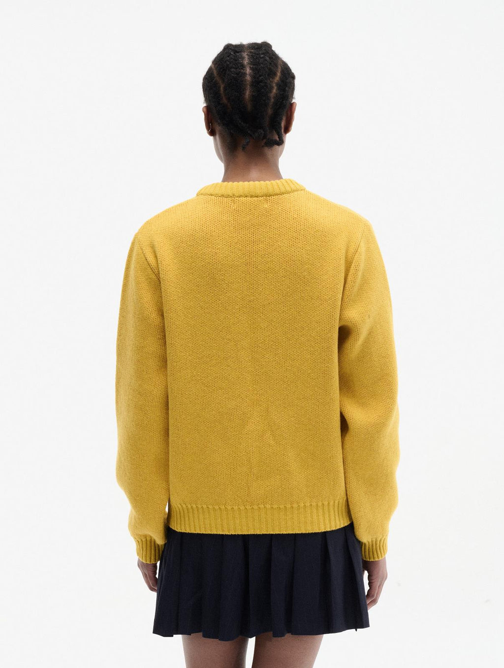 CARNE BOLLENTE Such a diva knit sweater yellow