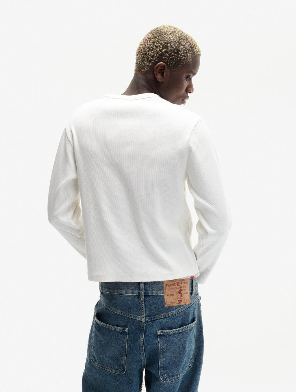CARNE BOLLENTE Together again longsleeve t-shirt off white