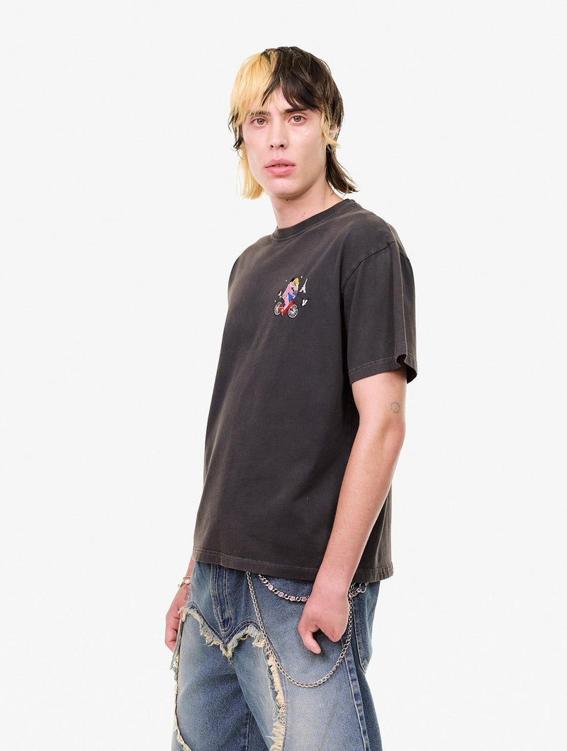 CARNE BOLLENTE Velo Valentine t-shirt off black