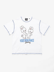 CARNE BOLLENTE XOXO, Serena t-shirt white