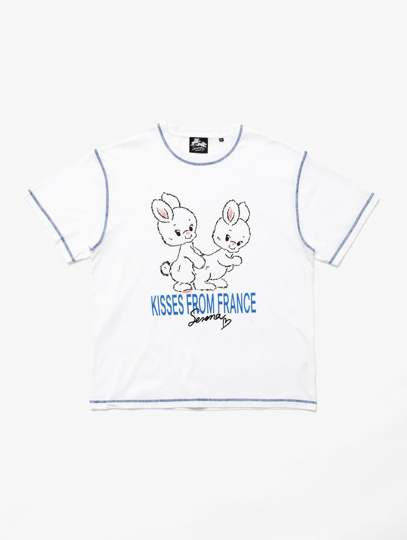 CARNE BOLLENTE XOXO, Serena t-shirt white