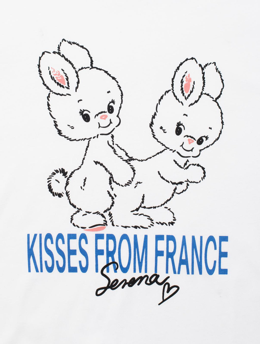 CARNE BOLLENTE XOXO, Serena t-shirt white