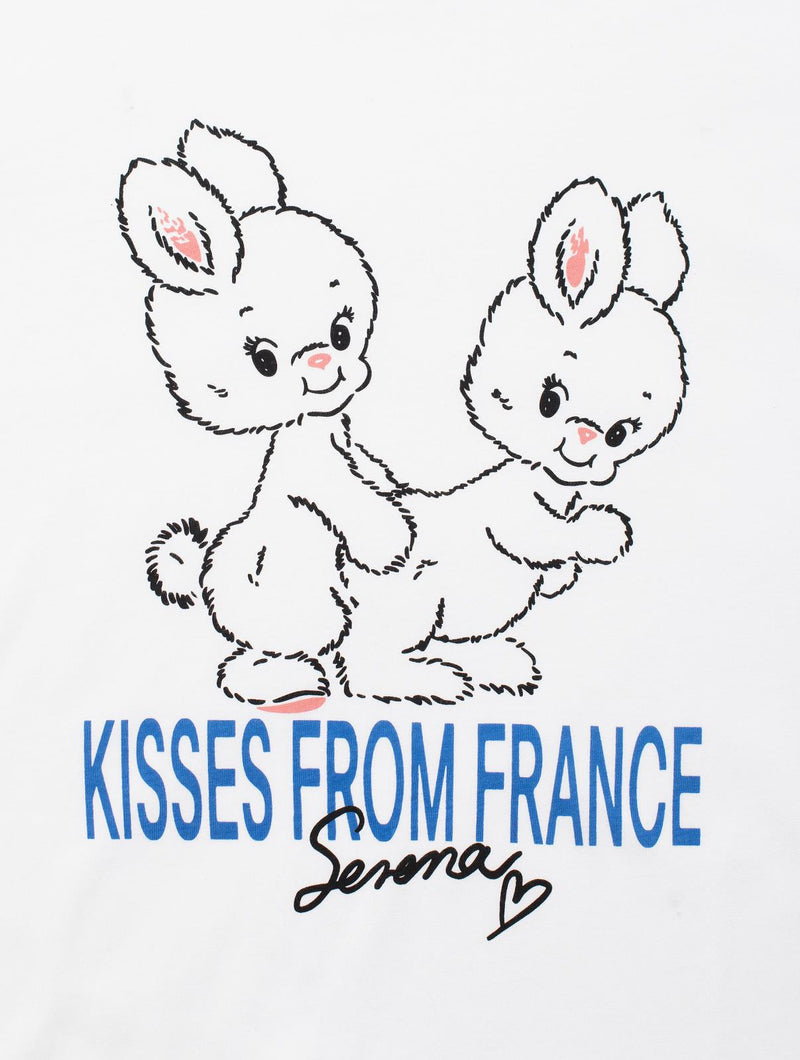 CARNE BOLLENTE XOXO, Serena t-shirt white