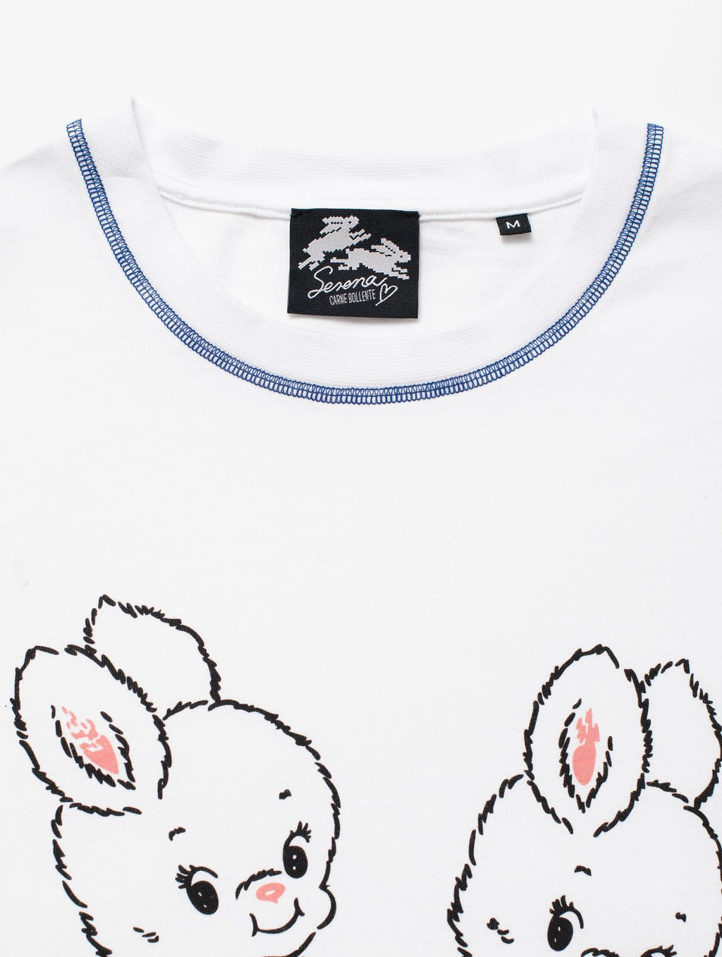 CARNE BOLLENTE XOXO, Serena t-shirt white