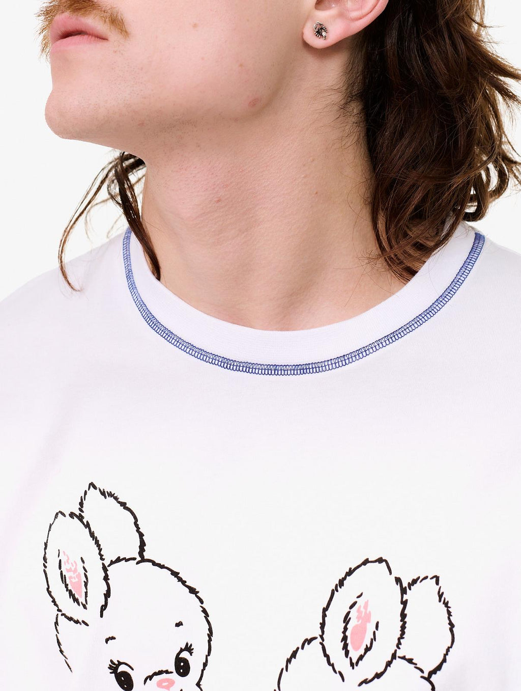 CARNE BOLLENTE XOXO, Serena t-shirt white