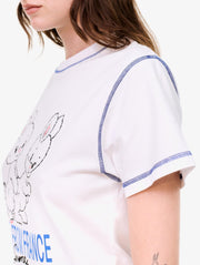 CARNE BOLLENTE XOXO, Serena t-shirt white