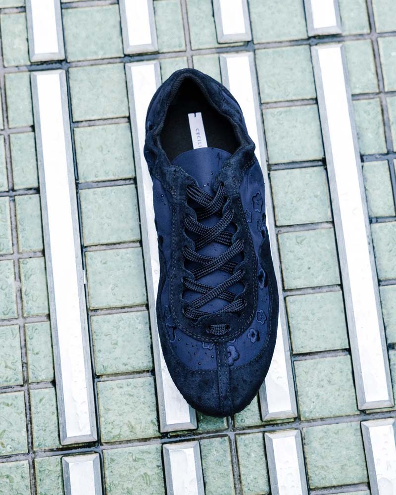CECILIE BAHNSEN Blaise soft sneakers navy