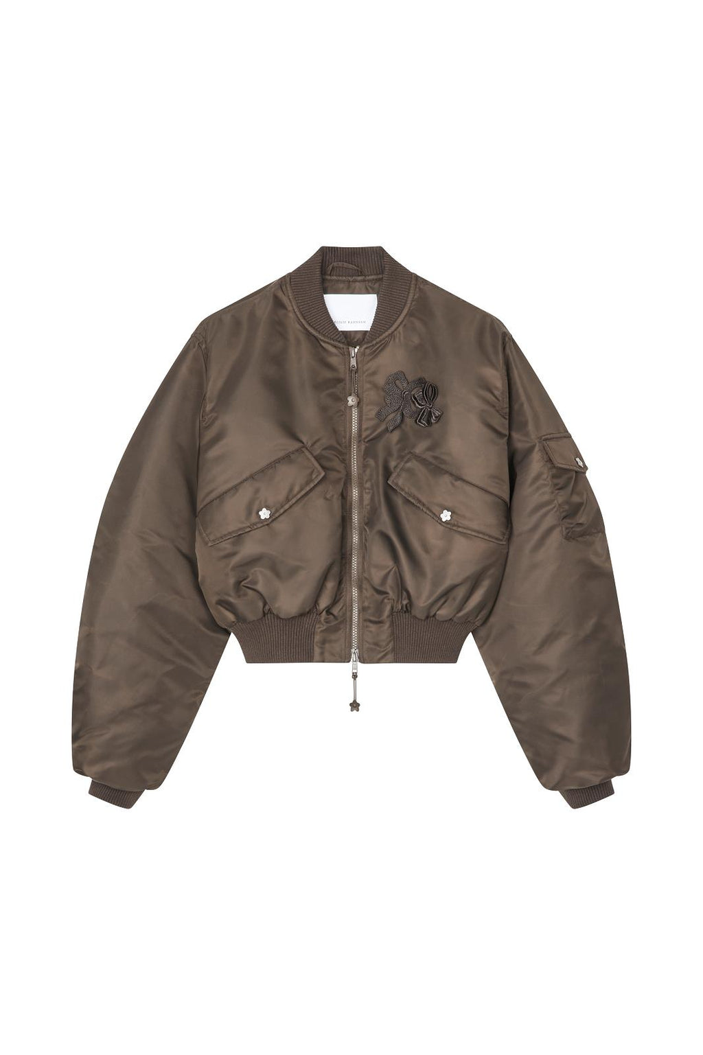 CECILIE BAHNSEN Callie bomber brown
