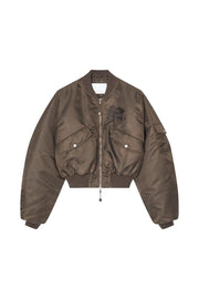 CECILIE BAHNSEN Callie bomber brown