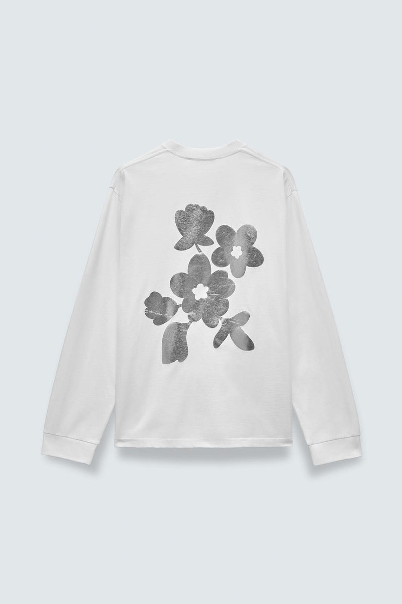 CECILIE BAHNSEN Lily t-shirt white silver