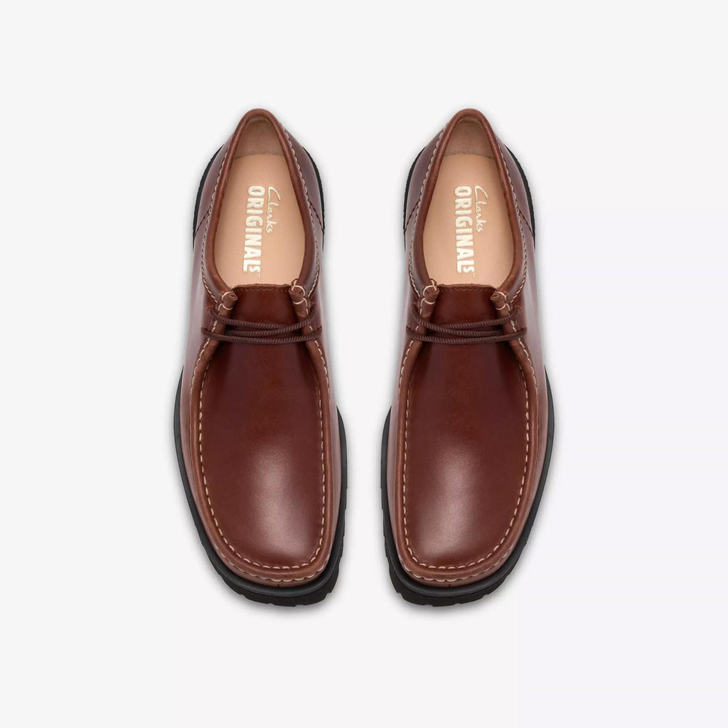 CLARKS Walla Yukoner brown leather