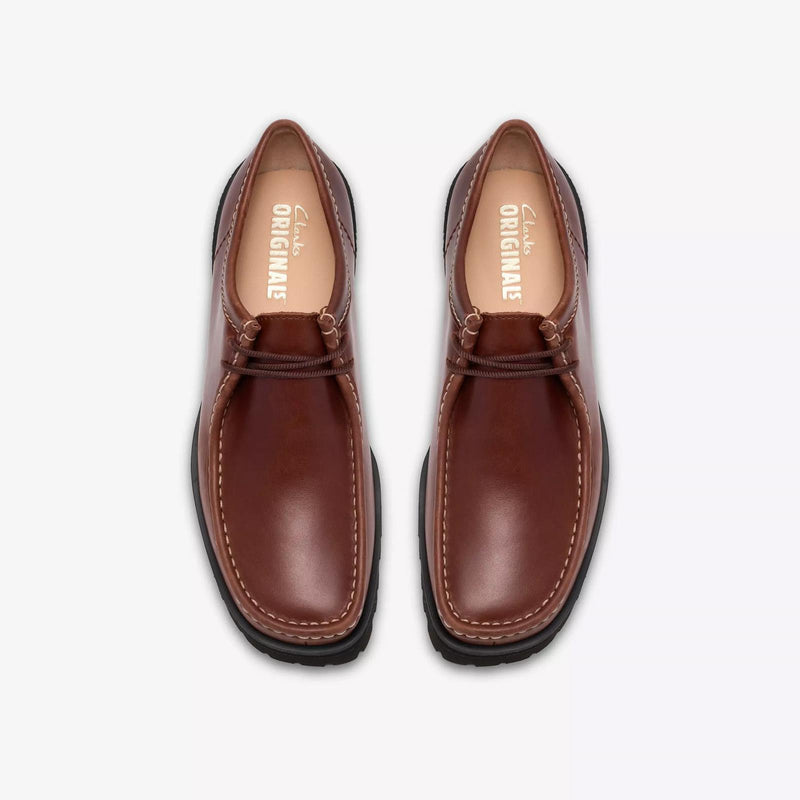 CLARKS Walla Yukoner brown leather