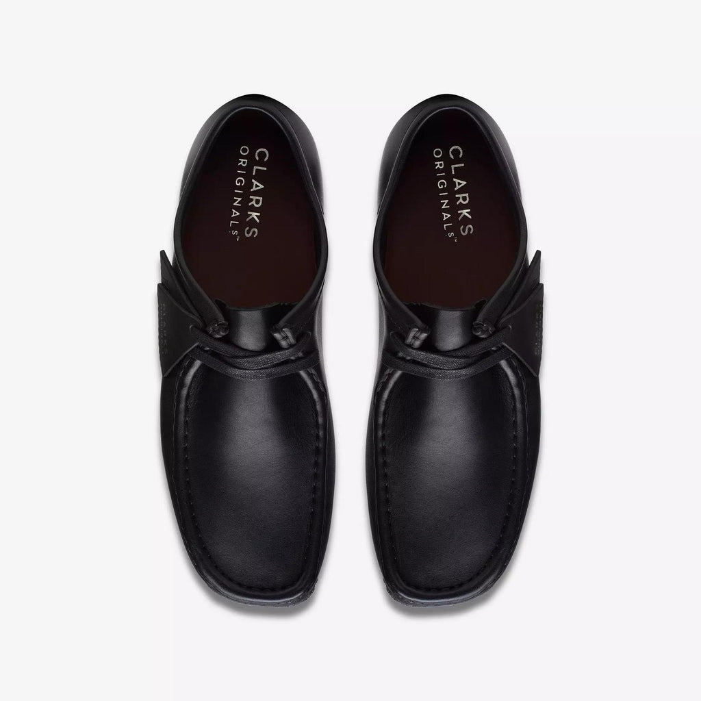 CLARKS Wallabee black leather