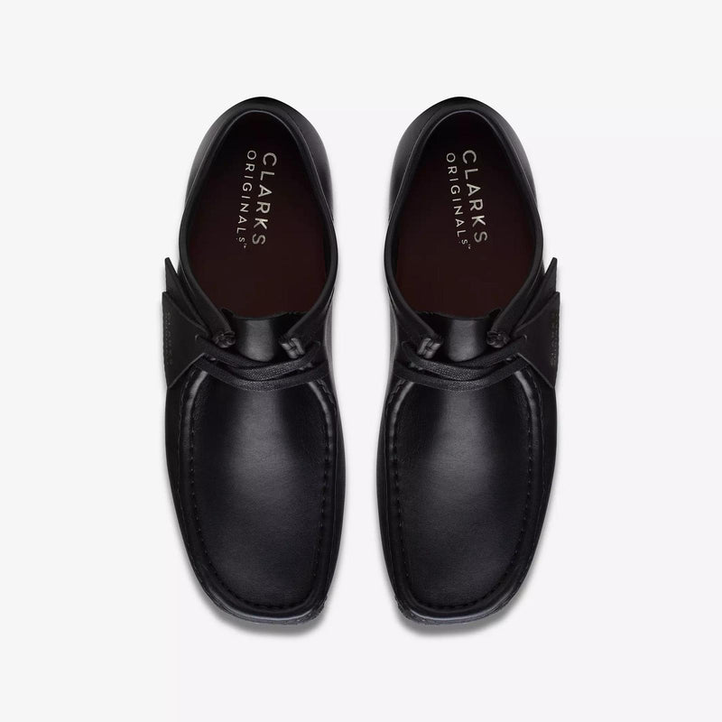 CLARKS Wallabee black leather