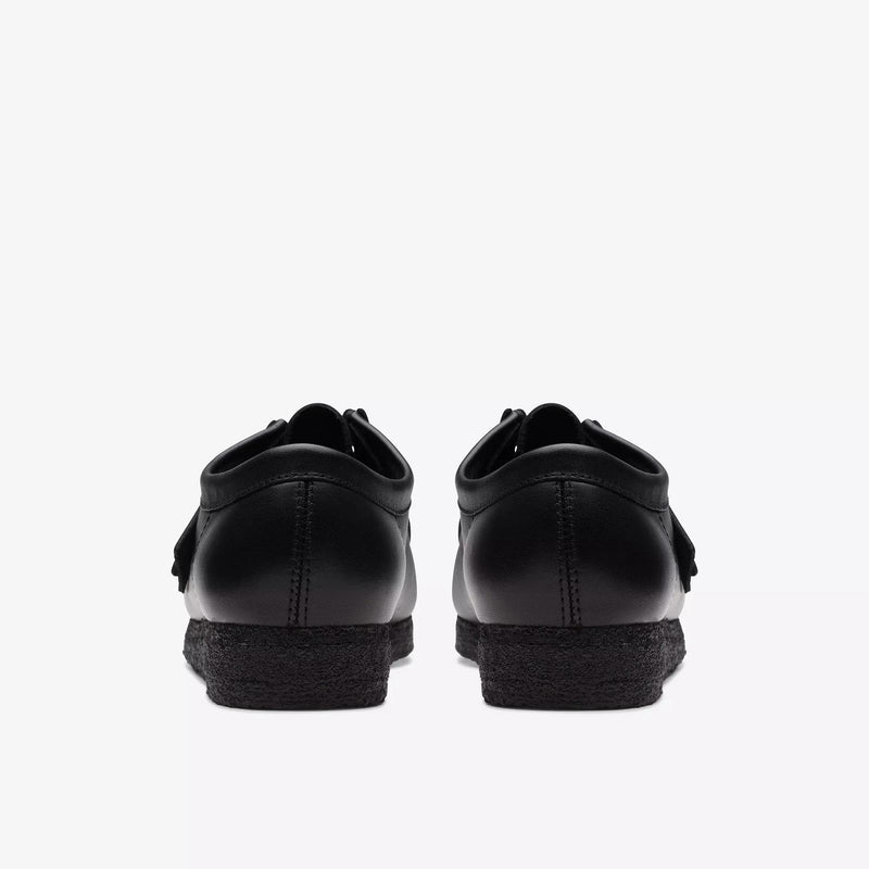 CLARKS Wallabee black leather