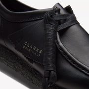 CLARKS Wallabee black leather