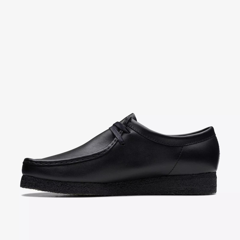 CLARKS Wallabee black leather