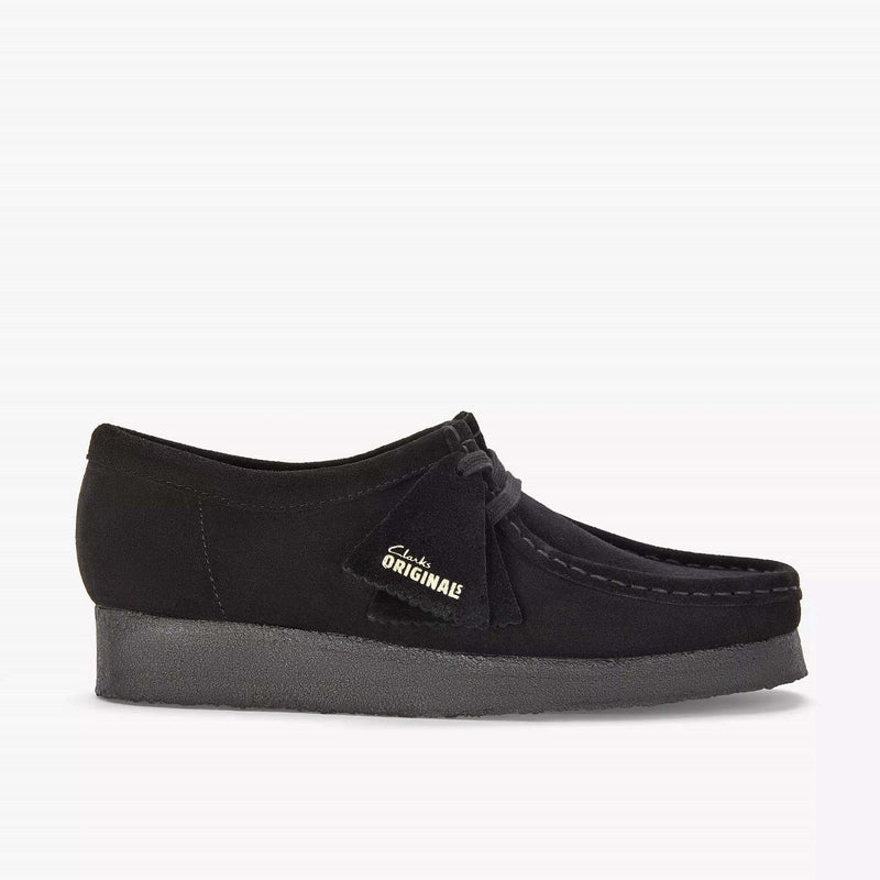 CLARKS Wallabee black suede