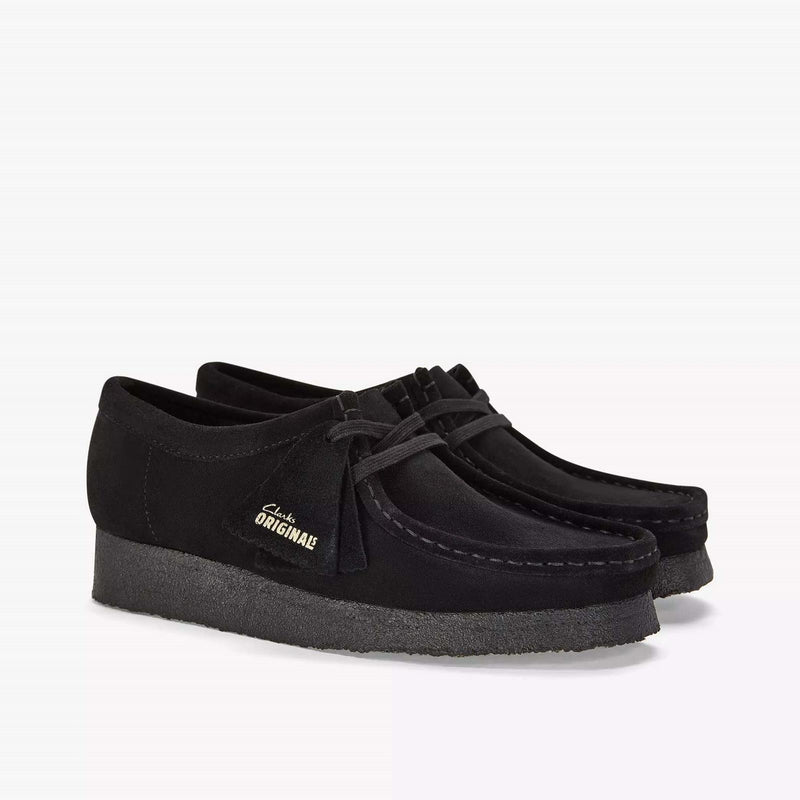 CLARKS Wallabee black suede