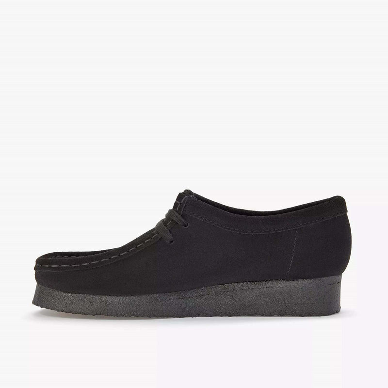 CLARKS Wallabee black suede