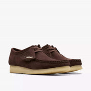 CLARKS Wallabee dark brown suede
