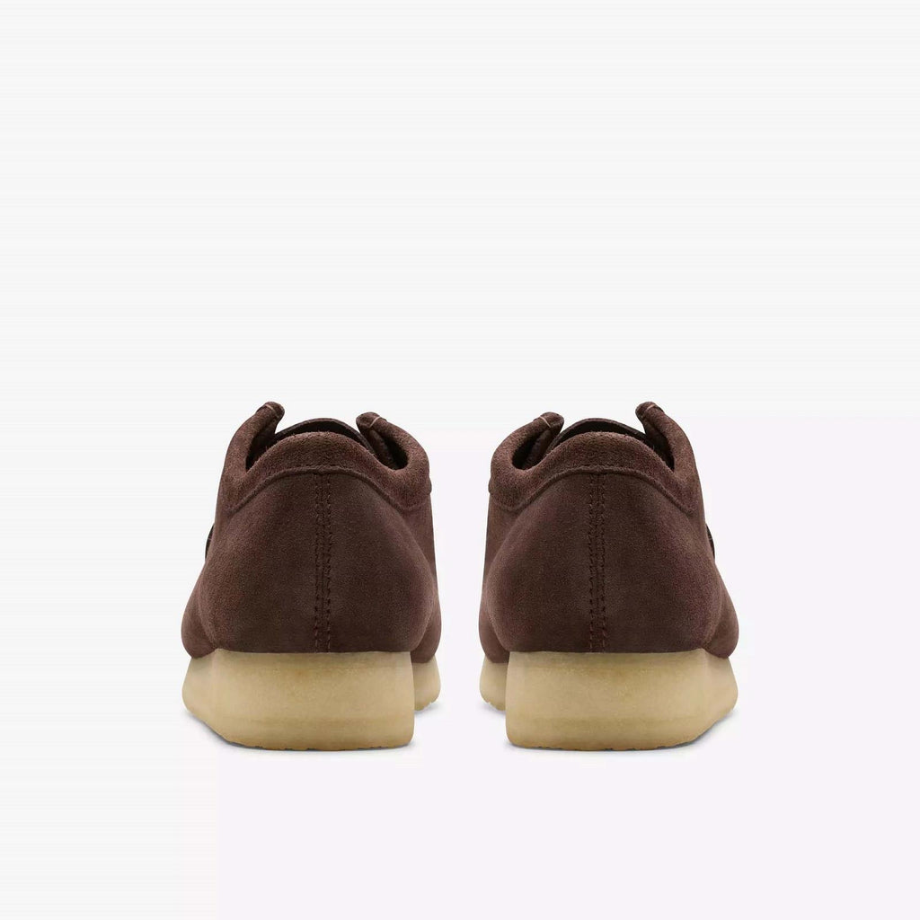 CLARKS Wallabee dark brown suede