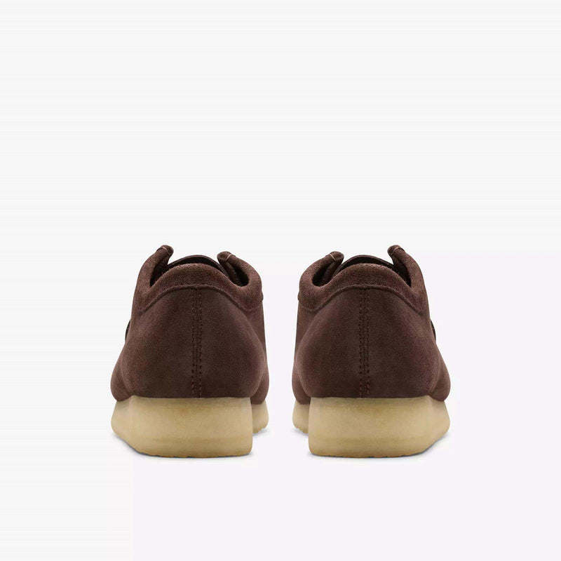 CLARKS Wallabee dark brown suede