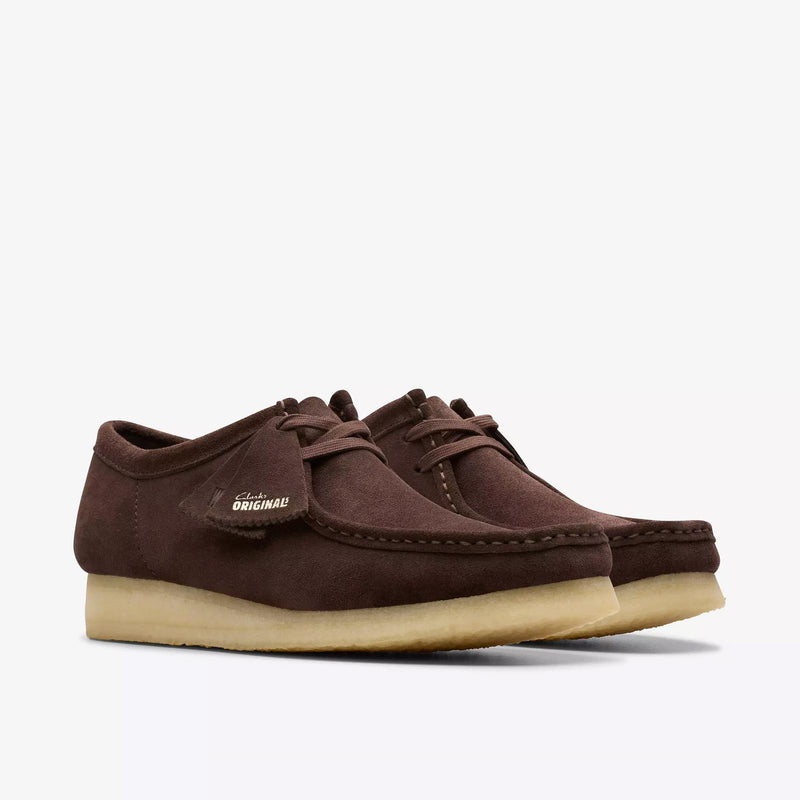 CLARKS Wallabee dark brown