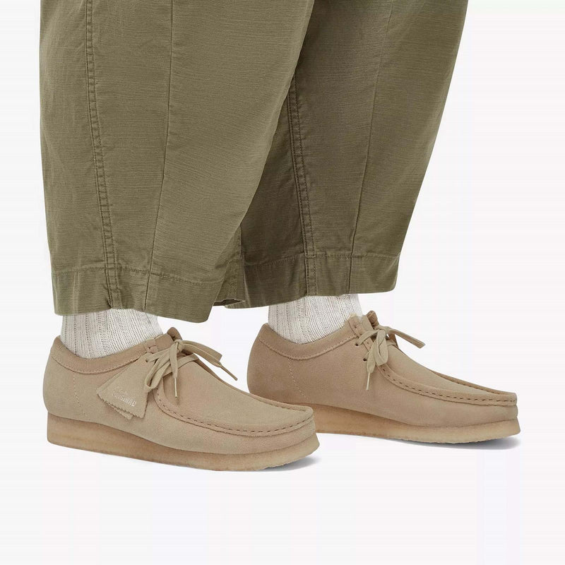 CLARKS Wallabee maple suede