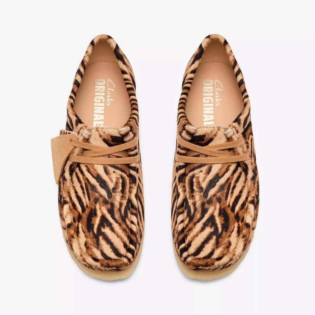 CLARKS Wallabee tiger print
