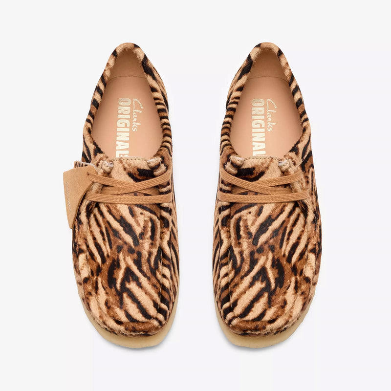 CLARKS Wallabee tiger print