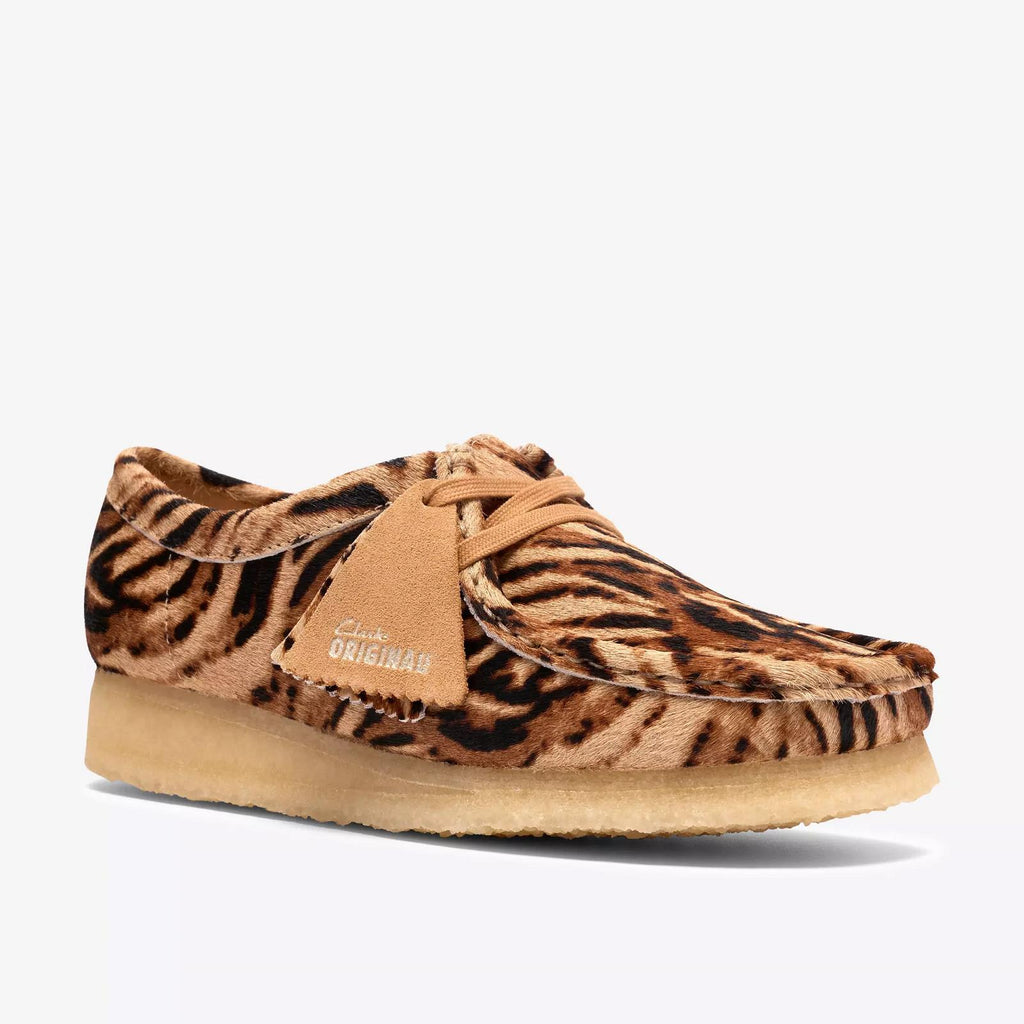 CLARKS Wallabee tiger print