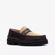 CLARKS Yukoner penny loafer brown combi