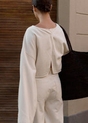 CLUB L'AVENIR Cili top ecru