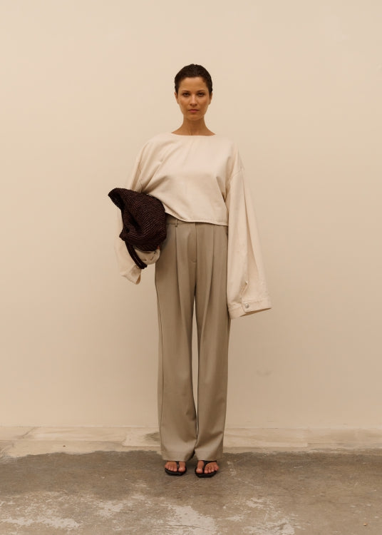 CLUB L'AVENIR Cili top ecru