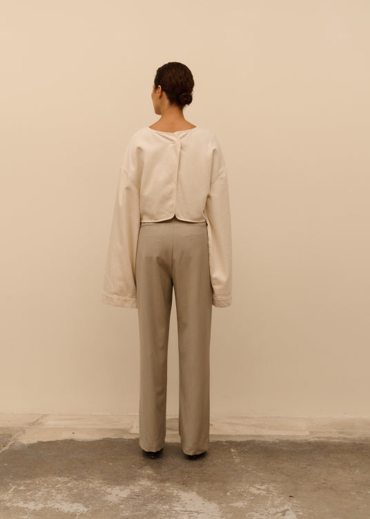 CLUB L'AVENIR Cili top ecru