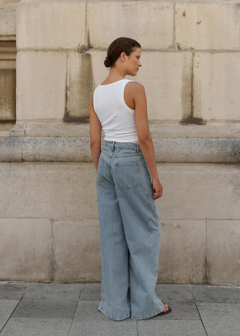 CLUB L'AVENIR Juniper top off white