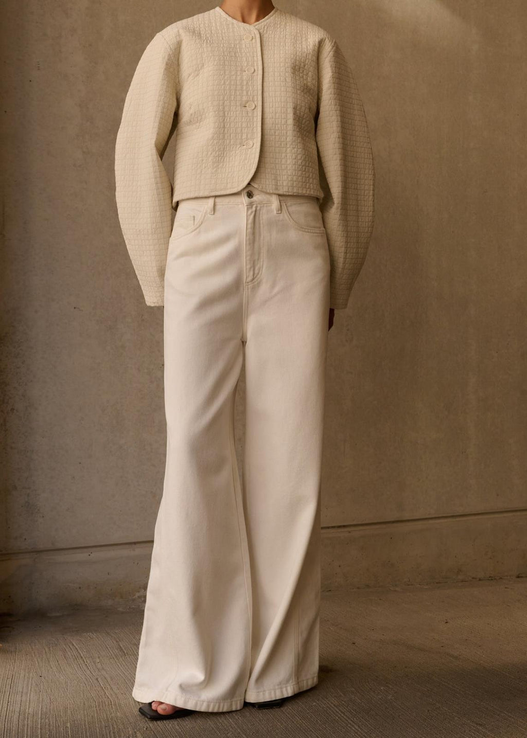 CLUB L'AVENIR Ravina jeans off white