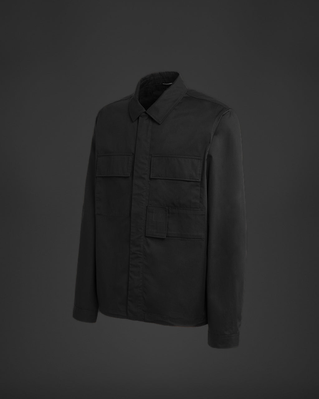 GABARDINE UTILITY OVERSHIRT