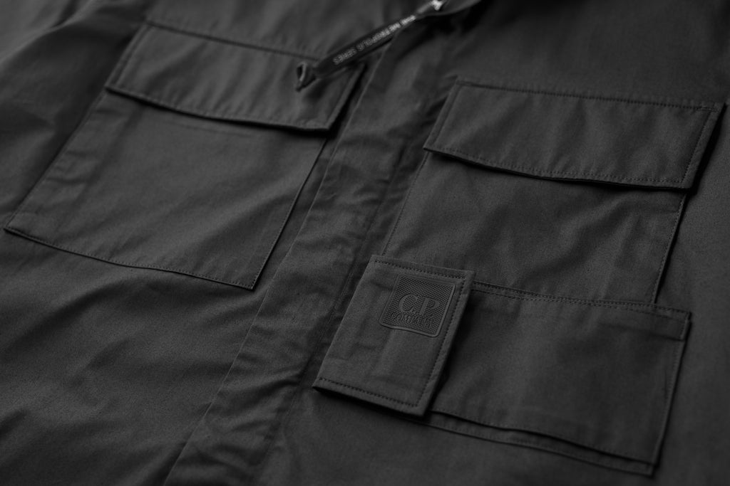 GABARDINE UTILITY OVERSHIRT