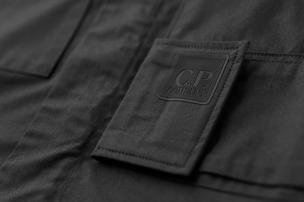 GABARDINE UTILITY OVERSHIRT